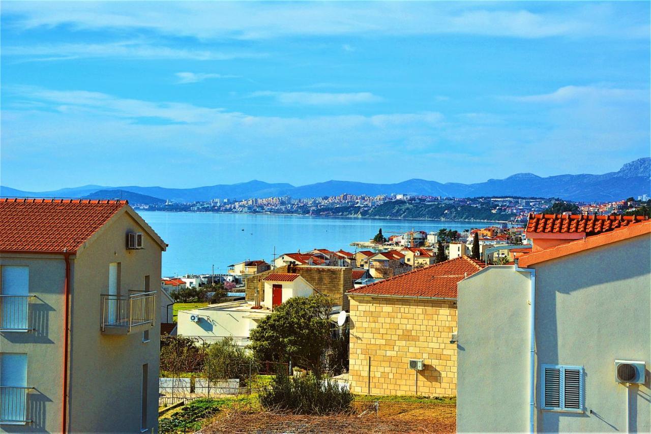 Modern Villa With Jacuzzi, Beautiful Sea View, Near Split! Villa 36A Podstrana Dış mekan fotoğraf