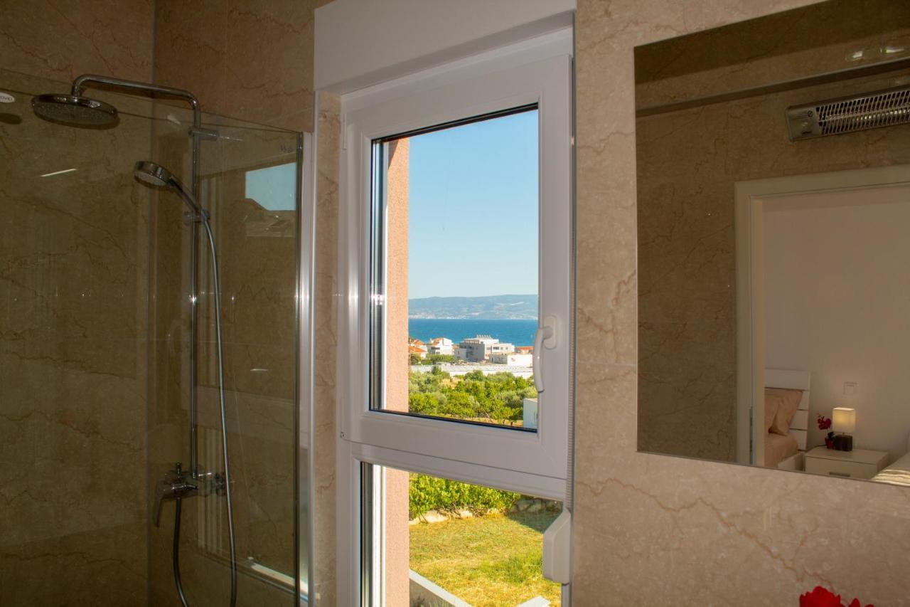 Modern Villa With Jacuzzi, Beautiful Sea View, Near Split! Villa 36A Podstrana Dış mekan fotoğraf