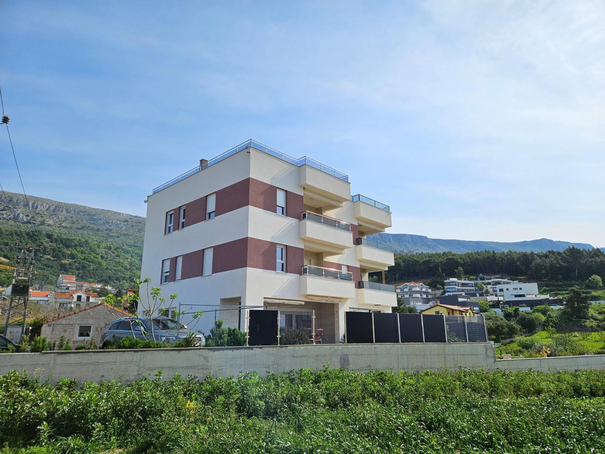 Modern Villa With Jacuzzi, Beautiful Sea View, Near Split! Villa 36A Podstrana Dış mekan fotoğraf