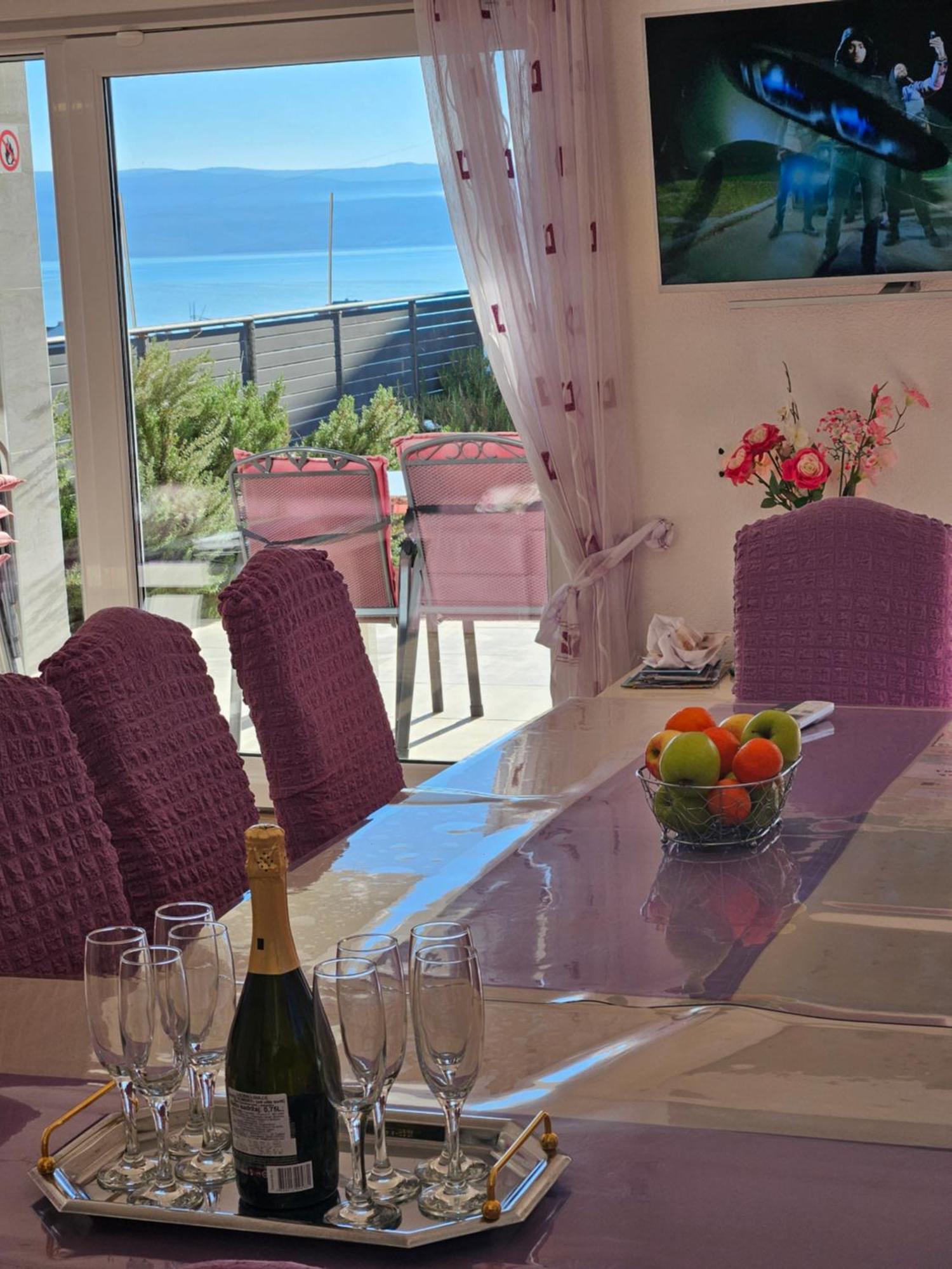Modern Villa With Jacuzzi, Beautiful Sea View, Near Split! Villa 36A Podstrana Dış mekan fotoğraf